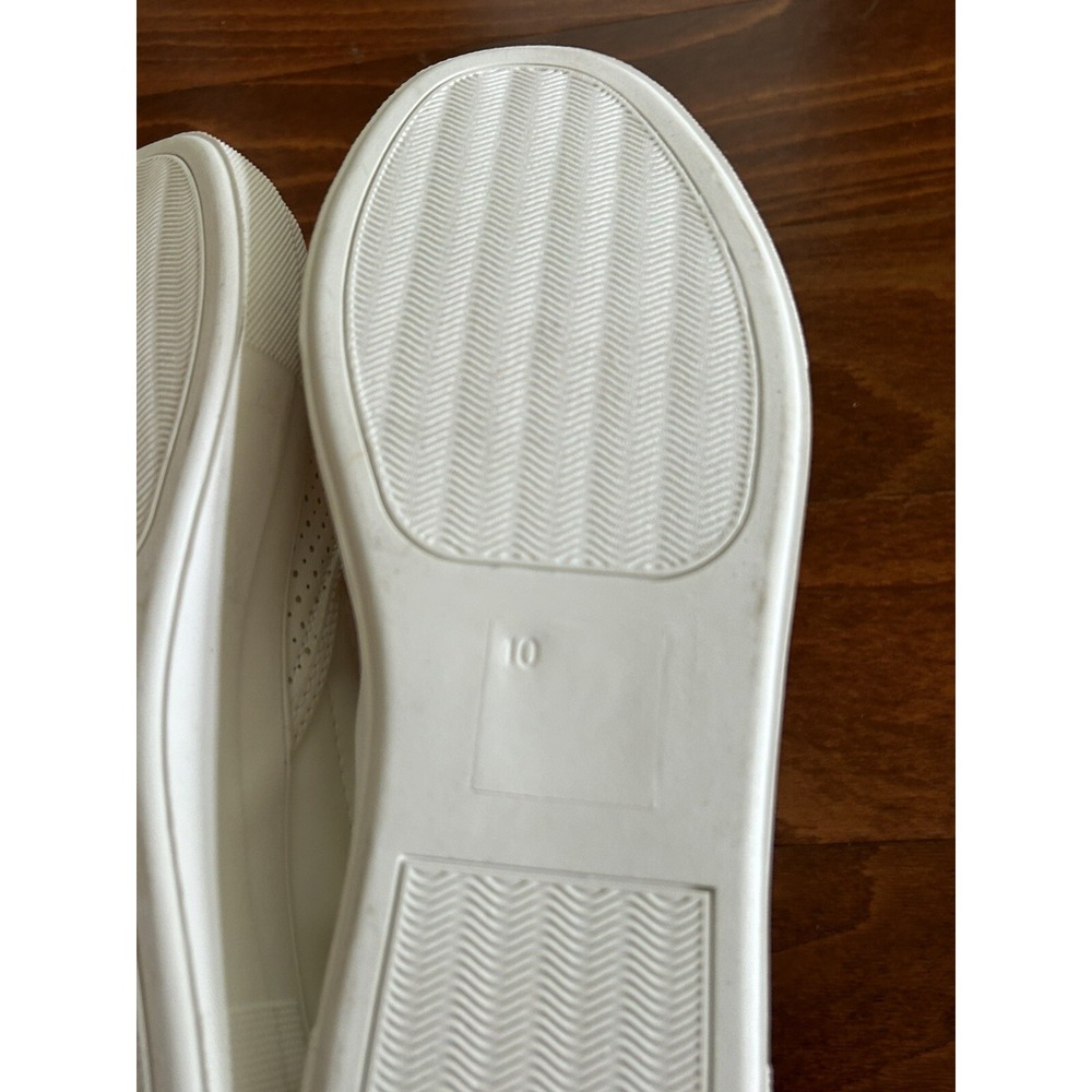 Soda Flat Women Shoes Slip On Loafers Casual Sneakers Memory Foam White‎ 10 NEW - Picture 6 of 7